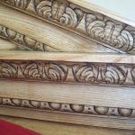 Greek Temple Bed Head Board Detail