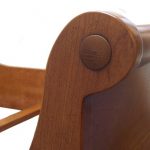 Cherry Sleigh Bed Detail End