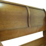 Cherry Sleigh Bed